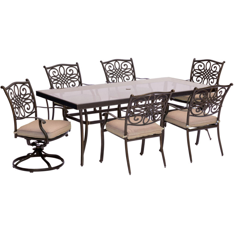 Carleton 7 piece dining set with cushion new arrivals